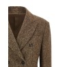 Donegal wool double-breasted blazer