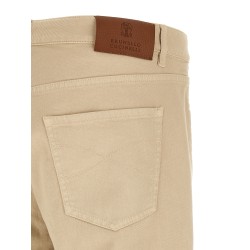 Coat of arms embroidery jeans