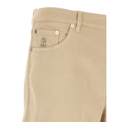 Coat of arms embroidery jeans