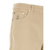 Coat of arms embroidery jeans