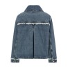 Denim and lace jacket