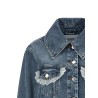 Denim and lace jacket