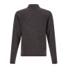 Mouliné wool polo shirt