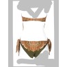 COSTUME INTERO "MAHON" CON DETTAGLIO FOULARD
