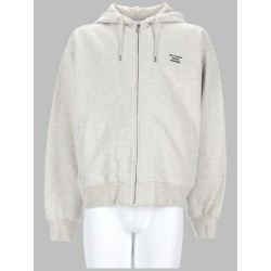 FELPA CON ZIP E CAPPUCCIO