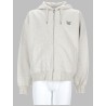 FELPA CON ZIP E CAPPUCCIO