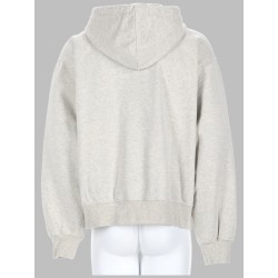 FELPA CON ZIP E CAPPUCCIO