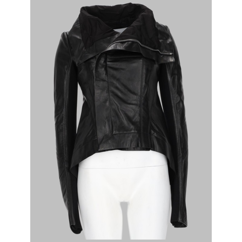 GIACCA BIKER IN PELLE "NASKA"