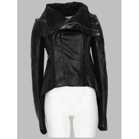 GIACCA BIKER IN PELLE "NASKA"