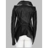 GIACCA BIKER IN PELLE "NASKA"