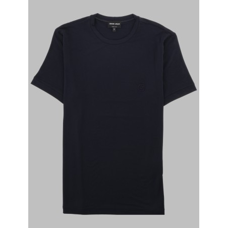 T-SHIRT GIROCOLLO IN JERSEY DI VISCOSA