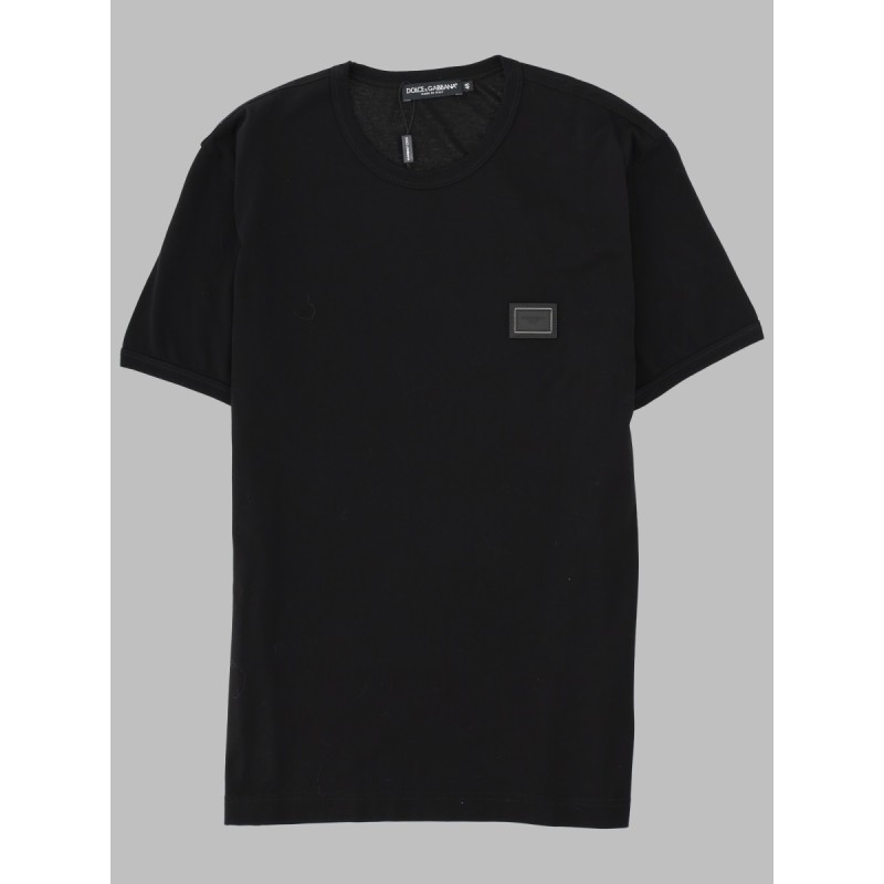 T-SHIRT IN COTONE CON PLACCA