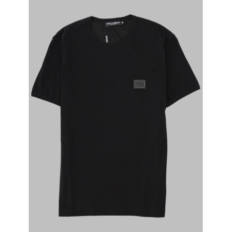 T-SHIRT IN COTONE CON PLACCA
