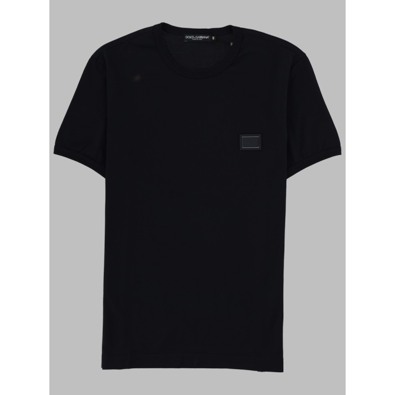 T-SHIRT IN COTONE CON PLACCA