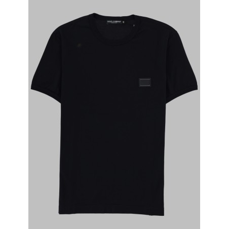 T-SHIRT IN COTONE CON PLACCA