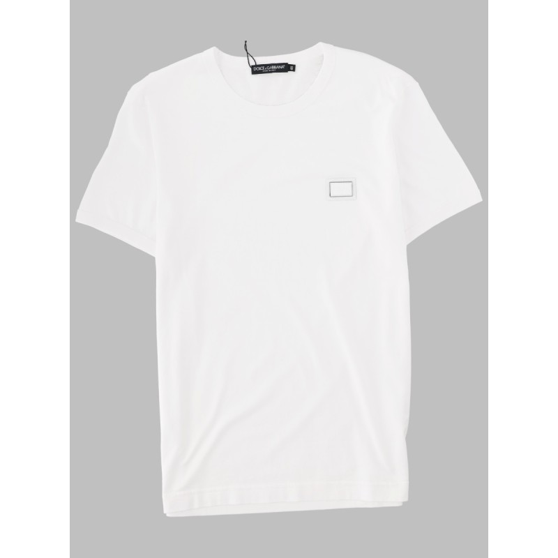 T-SHIRT IN COTONE CON PLACCA