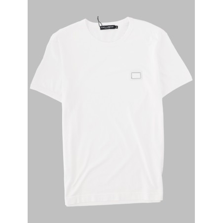 T-SHIRT IN COTONE CON PLACCA