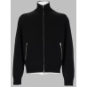 MAGLIA IN LANA MERINO CON ZIP E PATCH