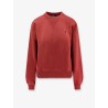 Cotton blend sweater with embroidered logo on the front