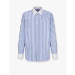 Cotton shirt with Dior embroidery