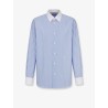 Cotton shirt with Dior embroidery