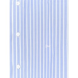 Cotton shirt with Dior embroidery