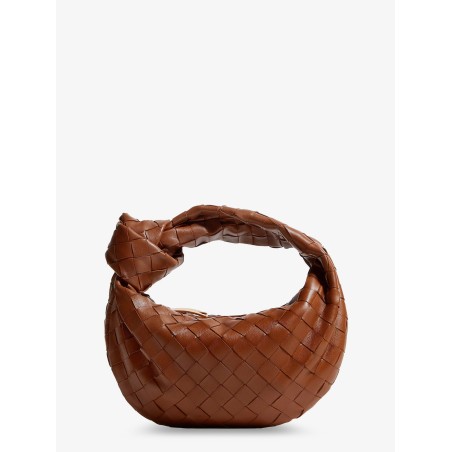 Mini Jodie leather handbag with Intrecciato motif