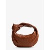 Mini Jodie leather handbag with Intrecciato motif