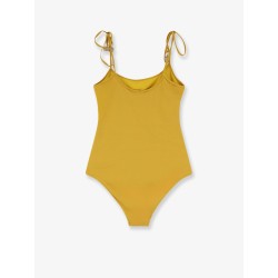 Knotted one-piece swimsuit