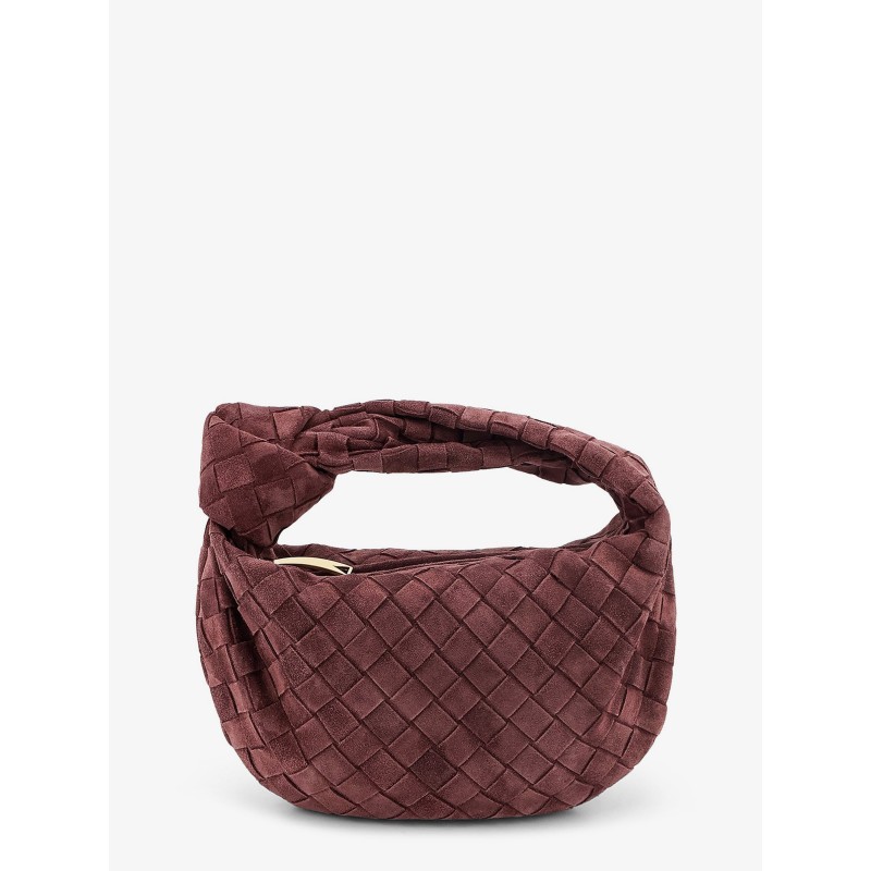 Mini Jodie Intrecciato suede handbag
