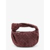 Mini Jodie Intrecciato suede handbag