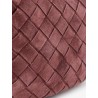 Mini Jodie Intrecciato suede handbag