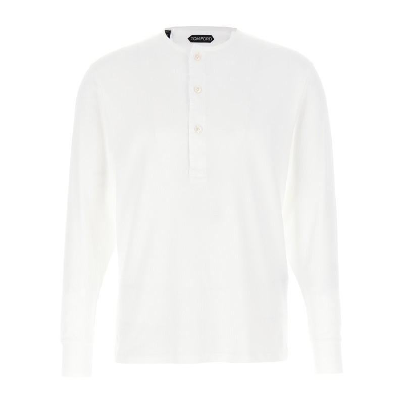 Ribbed cotton t-shirt
