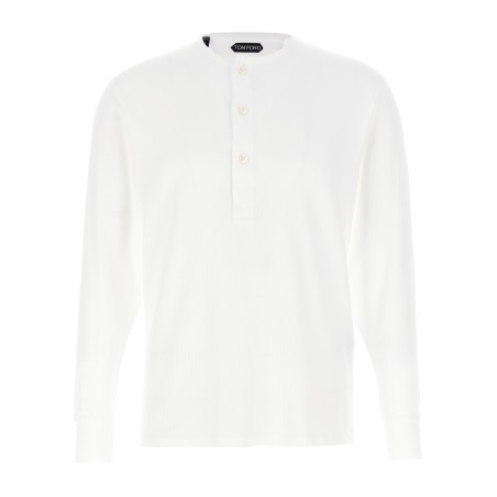 Ribbed cotton t-shirt