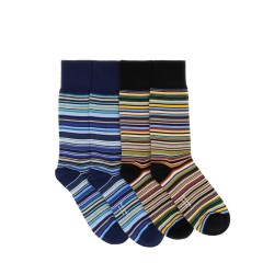 CALZINI "SIGNATURE STRIPE" SET DA 2 PAIA