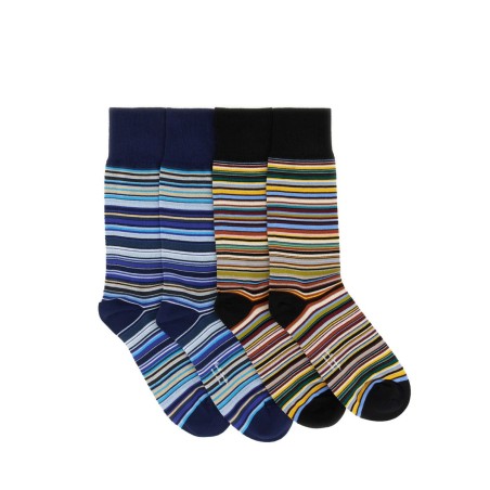 CALZINI "SIGNATURE STRIPE" SET DA 2 PAIA