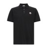 Logo patch polo shirt
