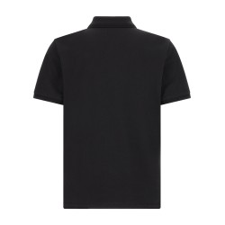 Logo patch polo shirt