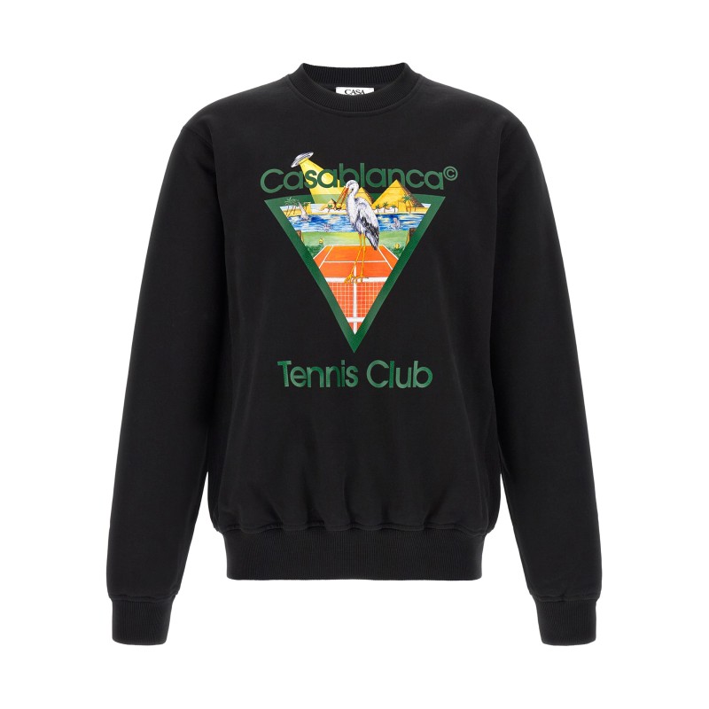 'Tennis Club' print sweatshirt