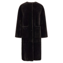 Long fur coat