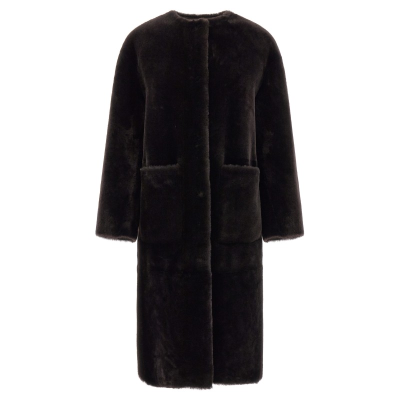 Long fur coat