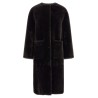 Long fur coat