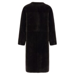 Long fur coat
