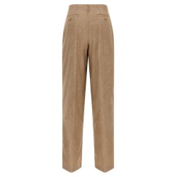 Paisley jacquard pants
