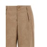 Paisley jacquard pants