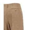 Paisley jacquard pants