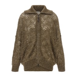 'Dazzling Abstract Leaf' cardigan