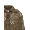 'Dazzling Abstract Leaf' cardigan