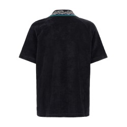 'Towelling' jacquard polo shirt