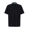 'Towelling' jacquard polo shirt